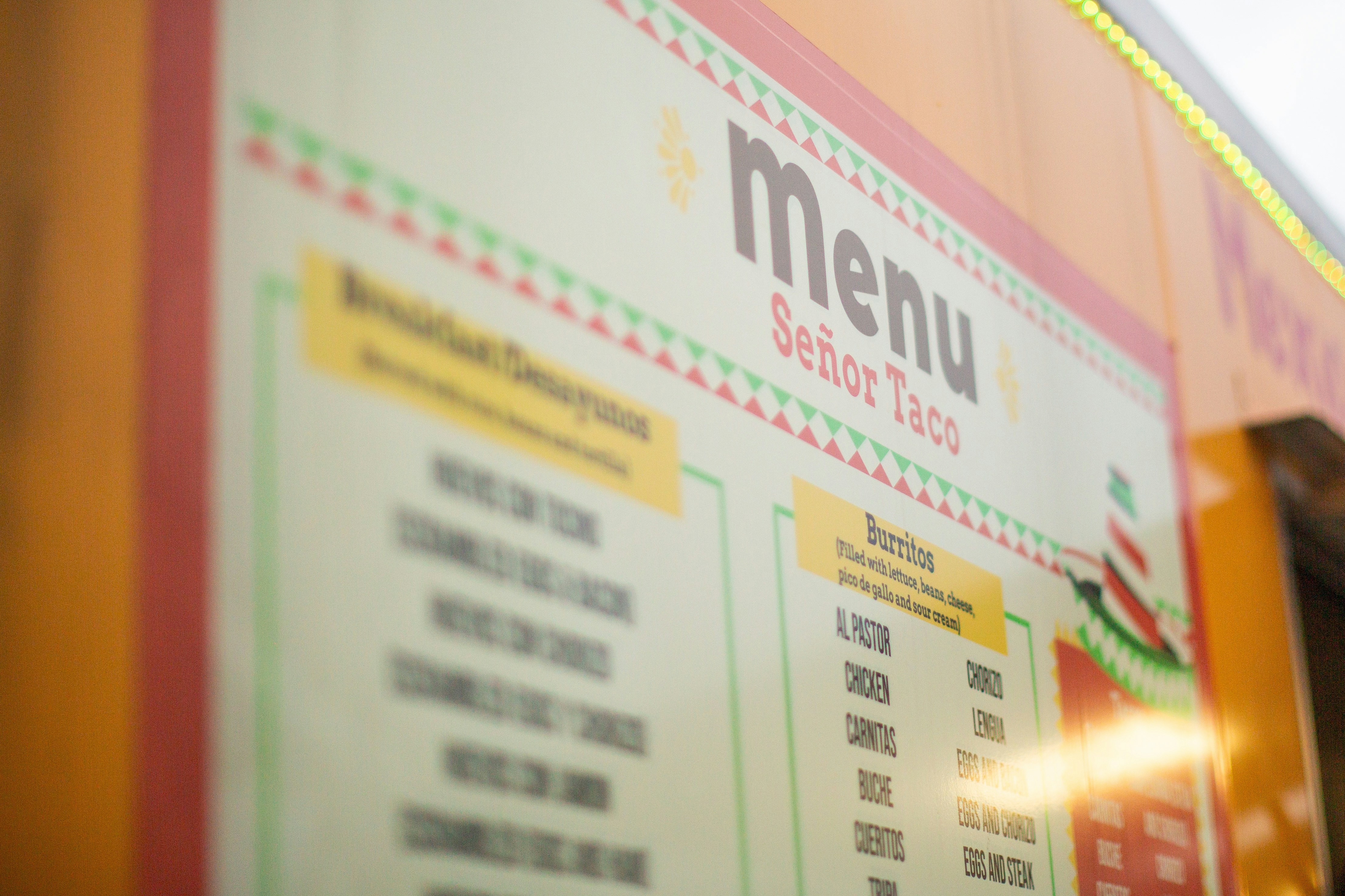 Restaurant Menu Design